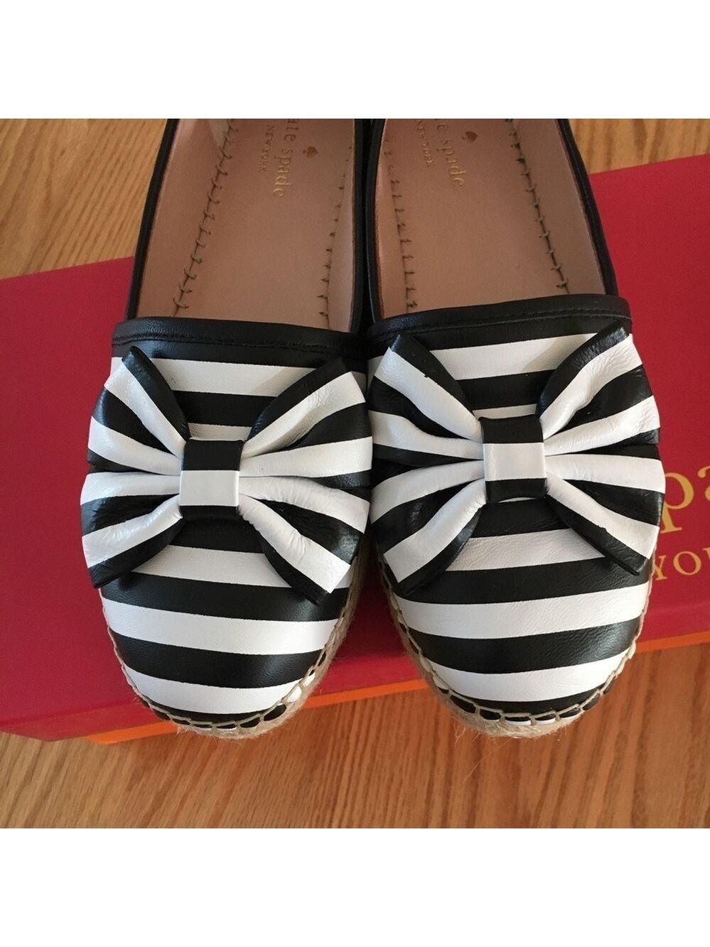 🌺 HOST PICK 🌺 Authentic Kate Spade leather espadrilles - Picture 6 of 8